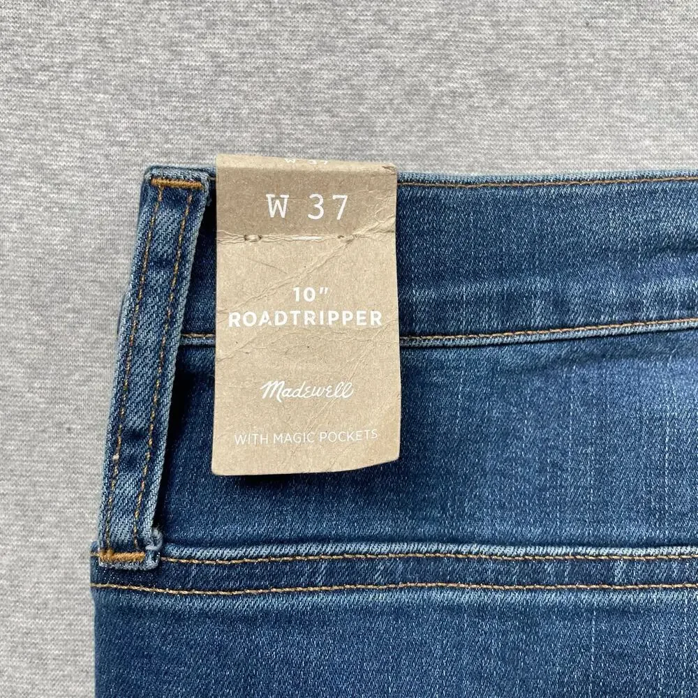 Madewell Jeans Womens 37 Blue Skinny Roadtripper High Rise Stretch Medium Wash